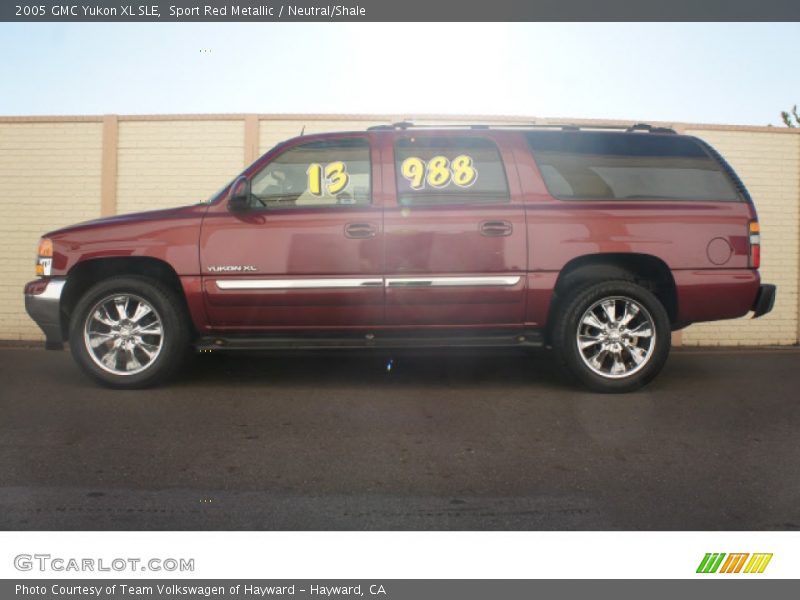 Sport Red Metallic / Neutral/Shale 2005 GMC Yukon XL SLE