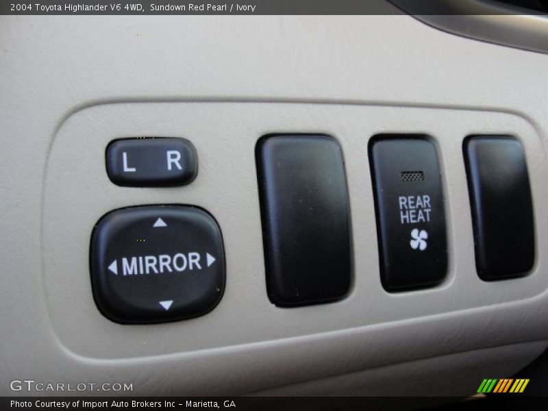 Sundown Red Pearl / Ivory 2004 Toyota Highlander V6 4WD