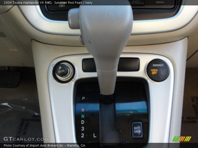 Sundown Red Pearl / Ivory 2004 Toyota Highlander V6 4WD