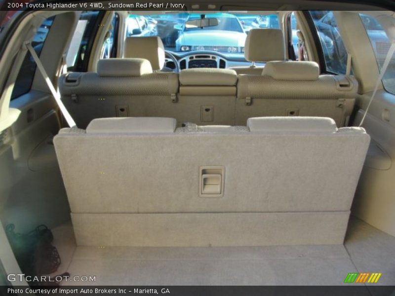 Sundown Red Pearl / Ivory 2004 Toyota Highlander V6 4WD