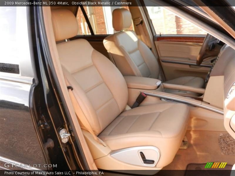 Obsidian Black Metallic / Cashmere 2009 Mercedes-Benz ML 350 4Matic