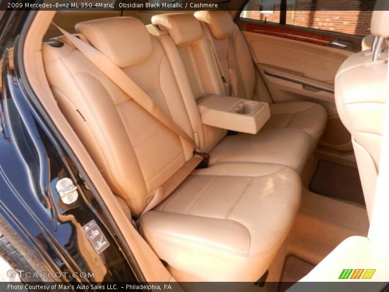 Obsidian Black Metallic / Cashmere 2009 Mercedes-Benz ML 350 4Matic
