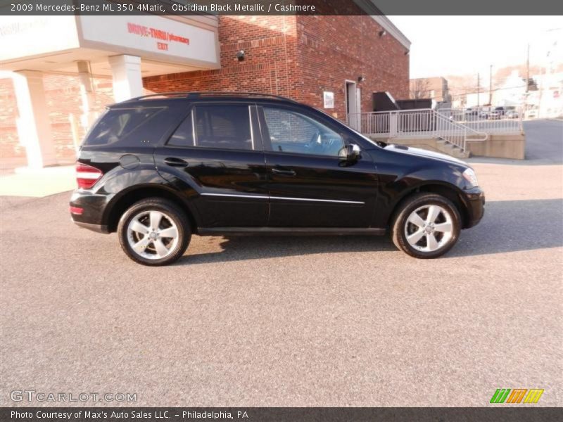Obsidian Black Metallic / Cashmere 2009 Mercedes-Benz ML 350 4Matic