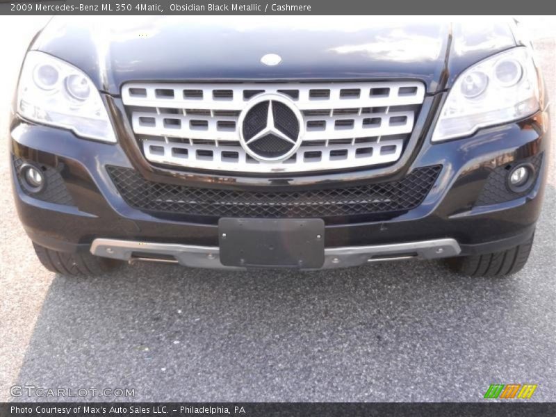 Obsidian Black Metallic / Cashmere 2009 Mercedes-Benz ML 350 4Matic