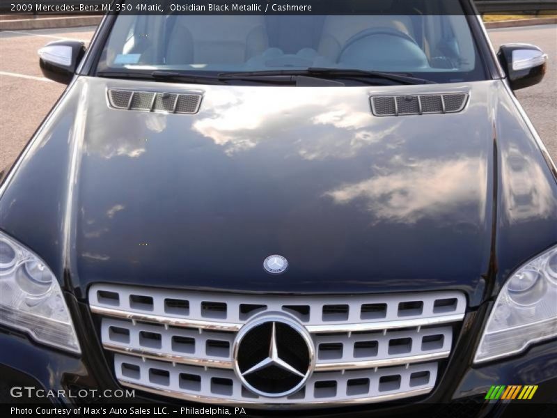 Obsidian Black Metallic / Cashmere 2009 Mercedes-Benz ML 350 4Matic