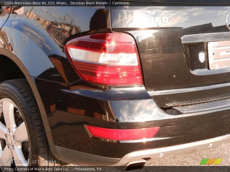 Obsidian Black Metallic / Cashmere 2009 Mercedes-Benz ML 350 4Matic