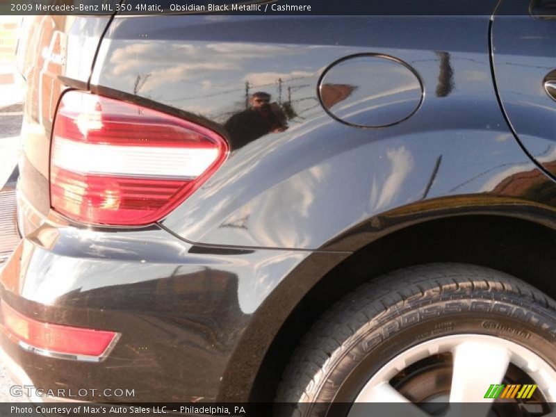 Obsidian Black Metallic / Cashmere 2009 Mercedes-Benz ML 350 4Matic