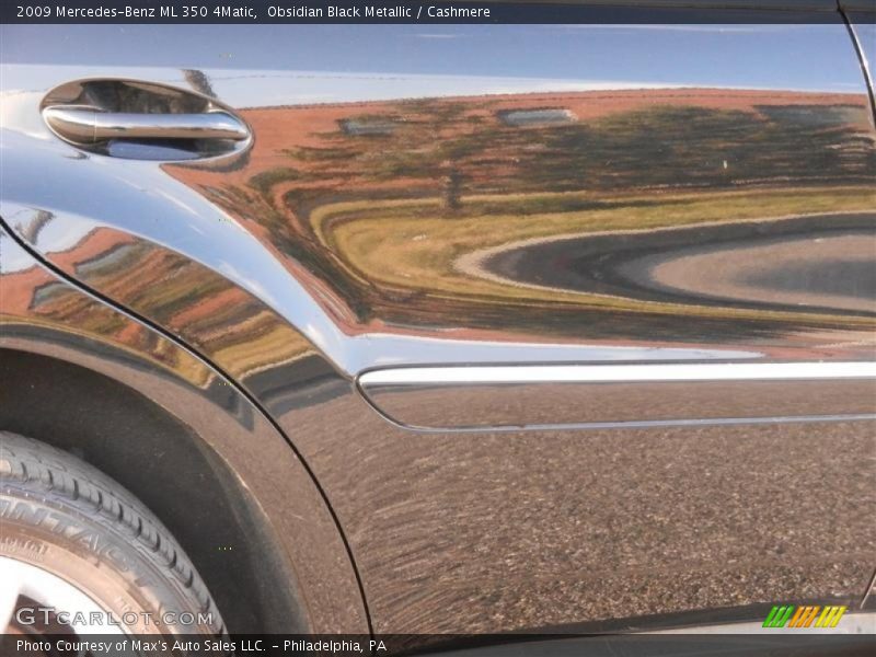 Obsidian Black Metallic / Cashmere 2009 Mercedes-Benz ML 350 4Matic