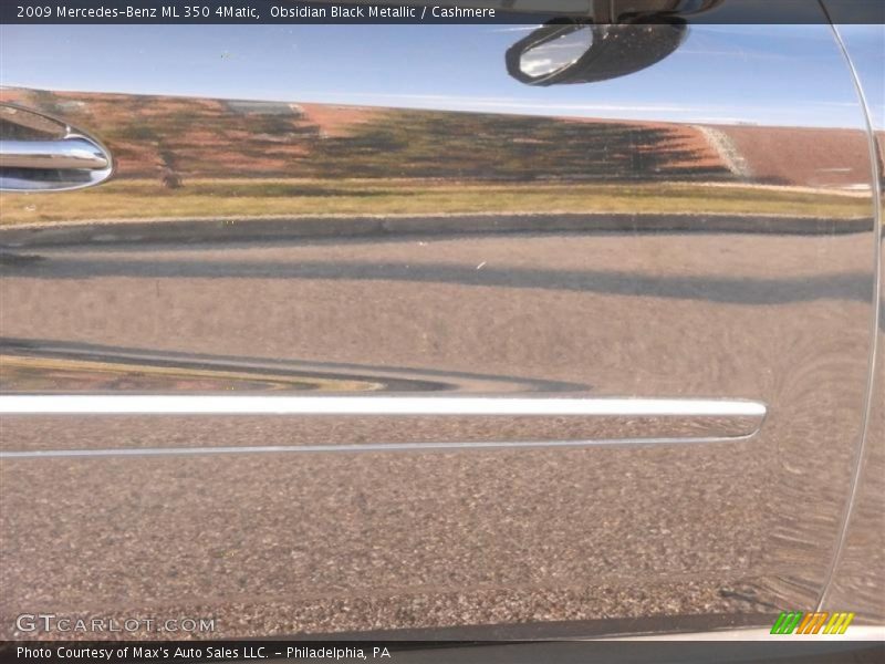 Obsidian Black Metallic / Cashmere 2009 Mercedes-Benz ML 350 4Matic