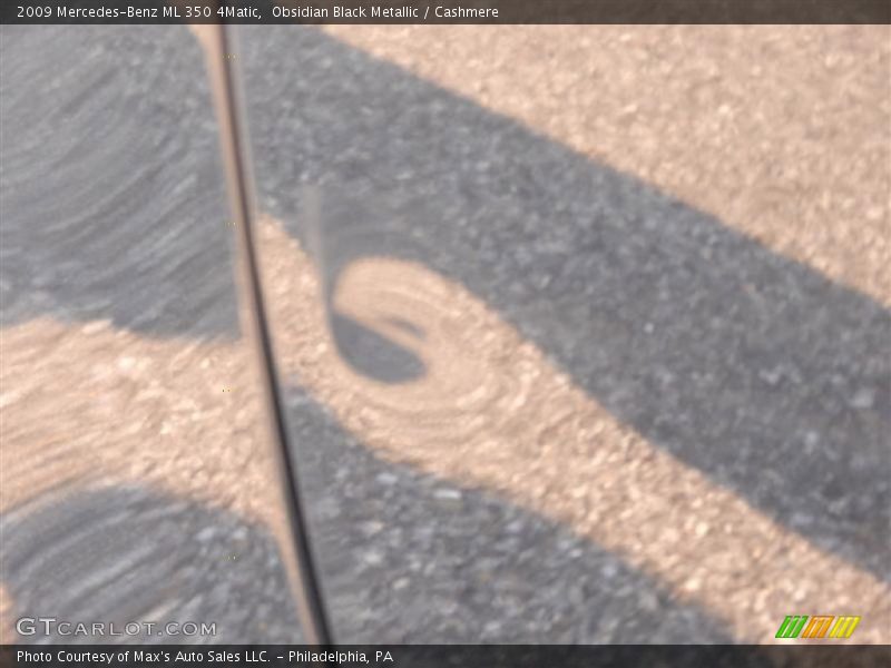 Obsidian Black Metallic / Cashmere 2009 Mercedes-Benz ML 350 4Matic
