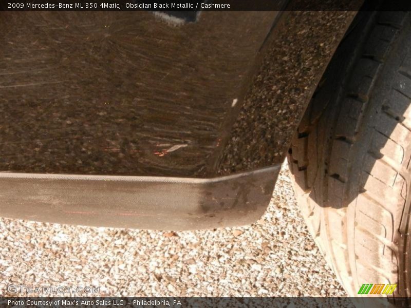 Obsidian Black Metallic / Cashmere 2009 Mercedes-Benz ML 350 4Matic