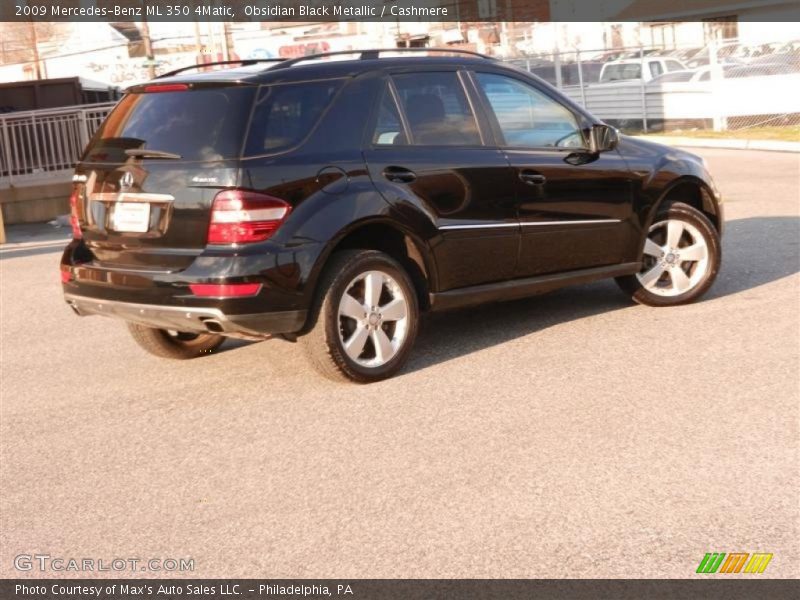 Obsidian Black Metallic / Cashmere 2009 Mercedes-Benz ML 350 4Matic