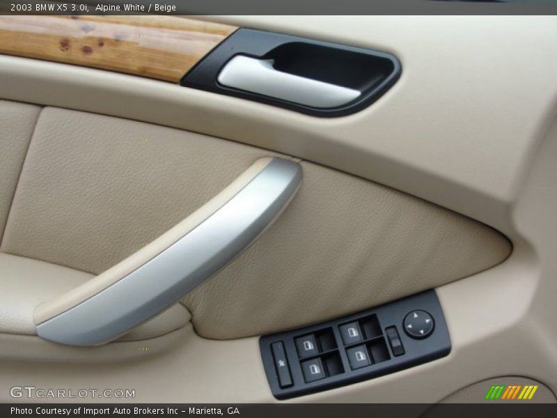 Alpine White / Beige 2003 BMW X5 3.0i