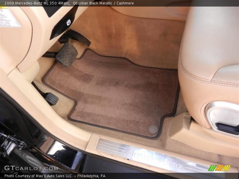 Obsidian Black Metallic / Cashmere 2009 Mercedes-Benz ML 350 4Matic