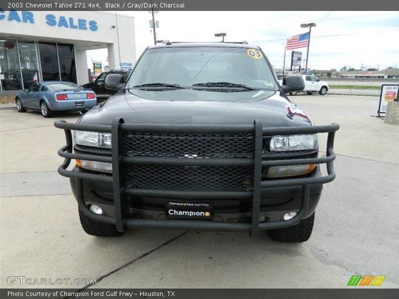 Black / Gray/Dark Charcoal 2003 Chevrolet Tahoe Z71 4x4
