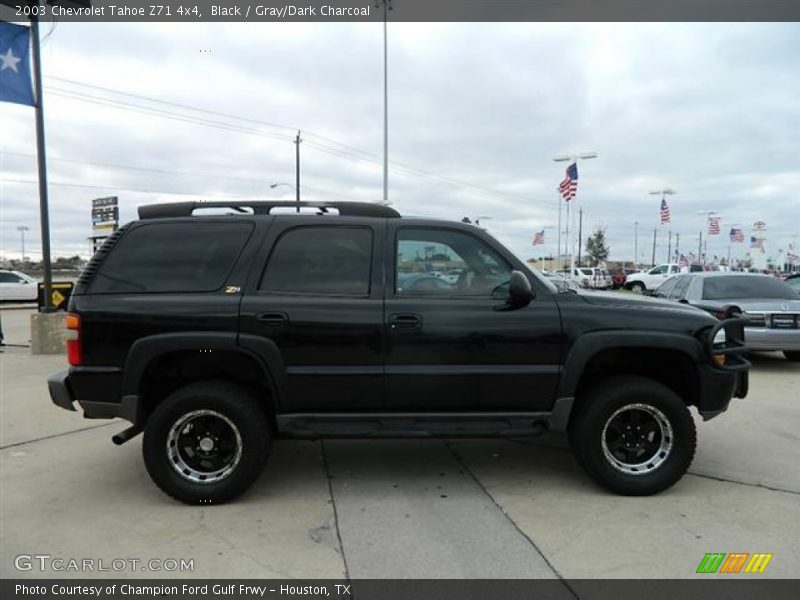Black / Gray/Dark Charcoal 2003 Chevrolet Tahoe Z71 4x4