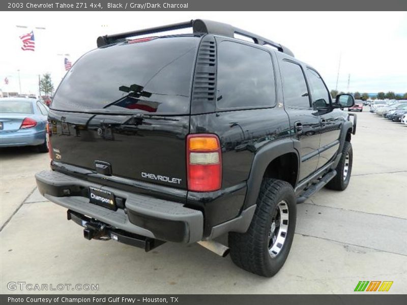 Black / Gray/Dark Charcoal 2003 Chevrolet Tahoe Z71 4x4
