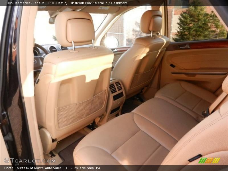 Obsidian Black Metallic / Cashmere 2009 Mercedes-Benz ML 350 4Matic
