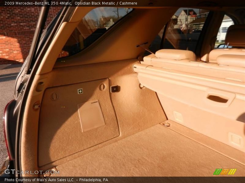 Obsidian Black Metallic / Cashmere 2009 Mercedes-Benz ML 350 4Matic