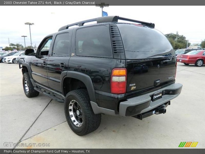 Black / Gray/Dark Charcoal 2003 Chevrolet Tahoe Z71 4x4