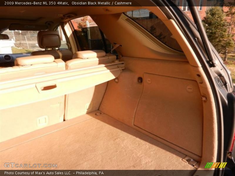 Obsidian Black Metallic / Cashmere 2009 Mercedes-Benz ML 350 4Matic