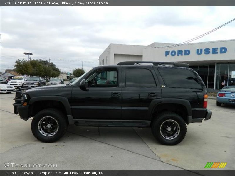 Black / Gray/Dark Charcoal 2003 Chevrolet Tahoe Z71 4x4