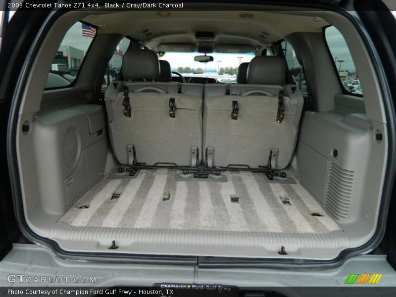 Black / Gray/Dark Charcoal 2003 Chevrolet Tahoe Z71 4x4