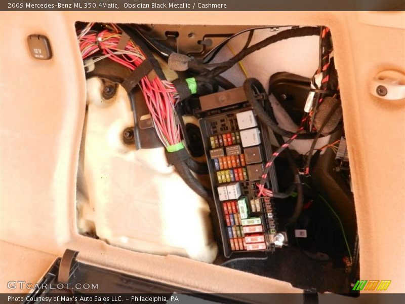 Obsidian Black Metallic / Cashmere 2009 Mercedes-Benz ML 350 4Matic