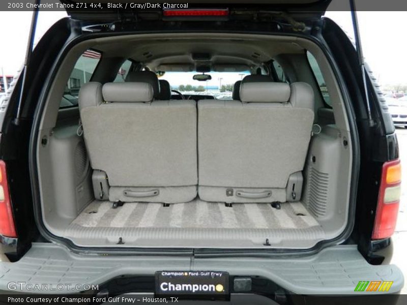 Black / Gray/Dark Charcoal 2003 Chevrolet Tahoe Z71 4x4