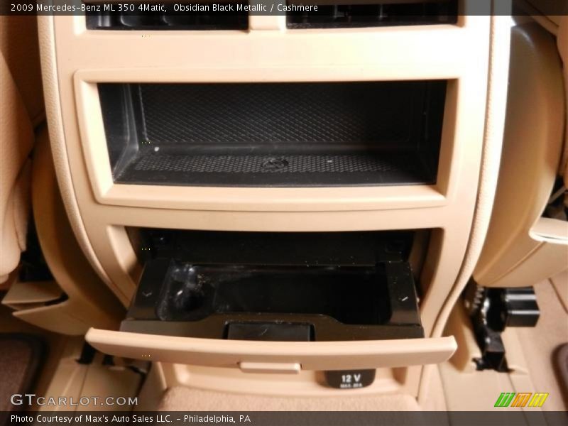 Obsidian Black Metallic / Cashmere 2009 Mercedes-Benz ML 350 4Matic