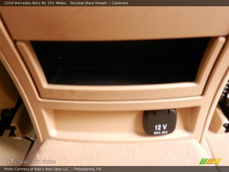 Obsidian Black Metallic / Cashmere 2009 Mercedes-Benz ML 350 4Matic