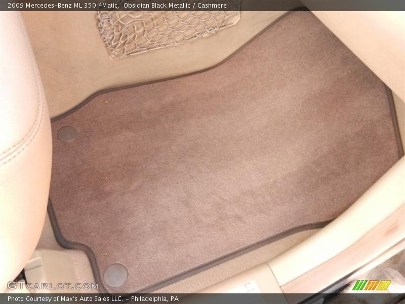 Obsidian Black Metallic / Cashmere 2009 Mercedes-Benz ML 350 4Matic