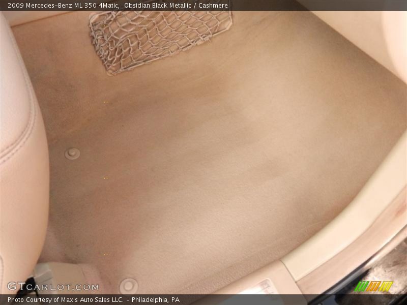 Obsidian Black Metallic / Cashmere 2009 Mercedes-Benz ML 350 4Matic