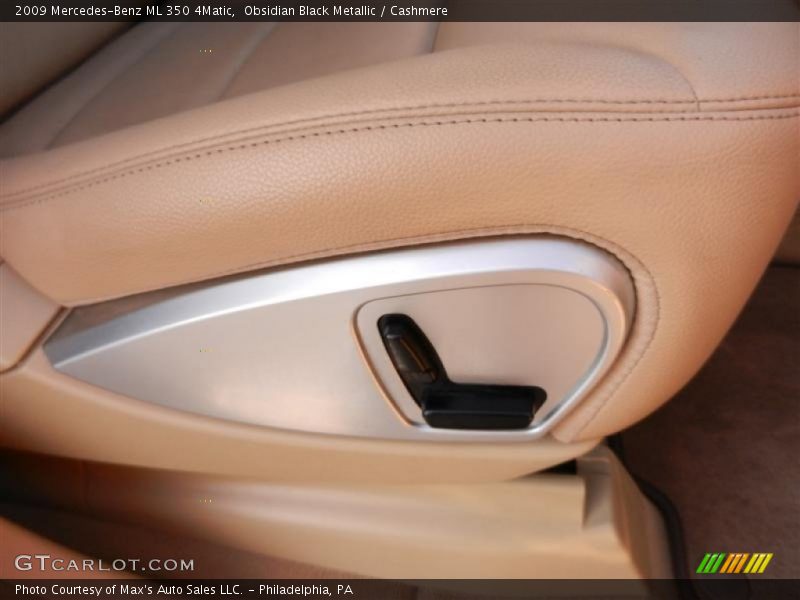Obsidian Black Metallic / Cashmere 2009 Mercedes-Benz ML 350 4Matic