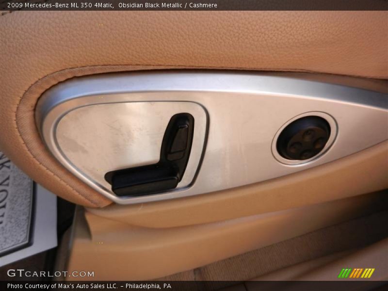 Obsidian Black Metallic / Cashmere 2009 Mercedes-Benz ML 350 4Matic