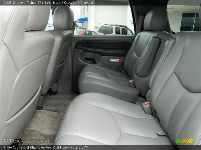 Black / Gray/Dark Charcoal 2003 Chevrolet Tahoe Z71 4x4