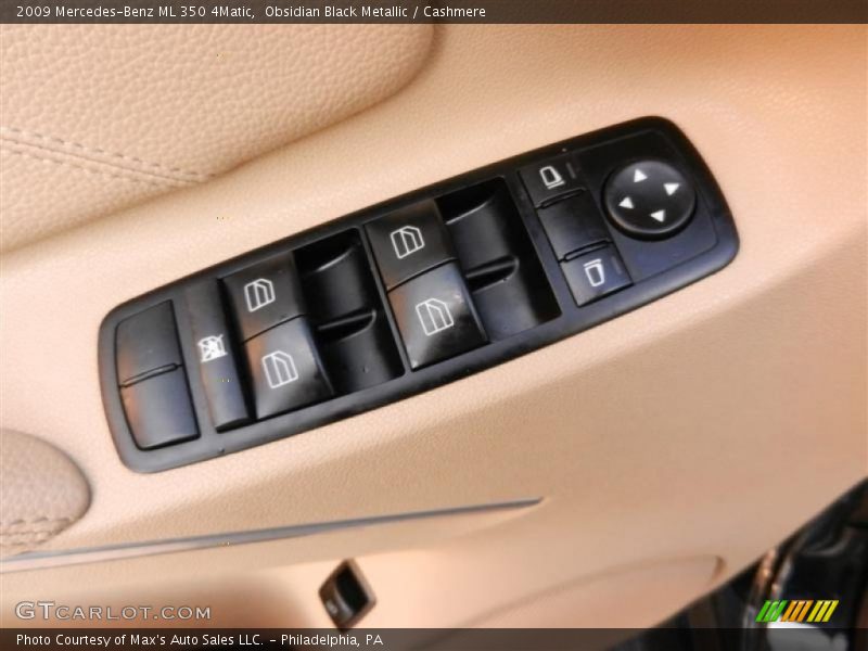 Obsidian Black Metallic / Cashmere 2009 Mercedes-Benz ML 350 4Matic