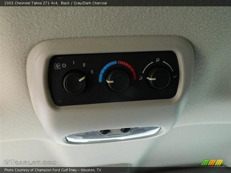 Black / Gray/Dark Charcoal 2003 Chevrolet Tahoe Z71 4x4