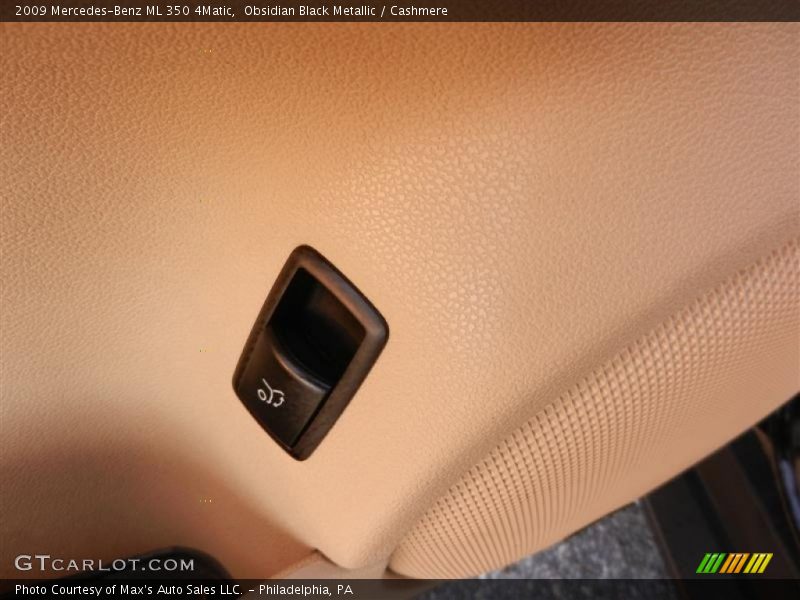 Obsidian Black Metallic / Cashmere 2009 Mercedes-Benz ML 350 4Matic
