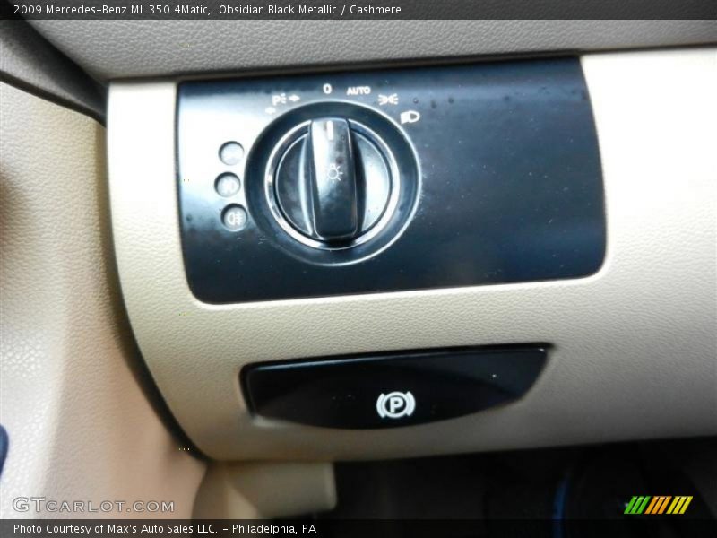 Obsidian Black Metallic / Cashmere 2009 Mercedes-Benz ML 350 4Matic