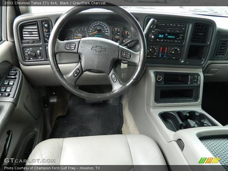Black / Gray/Dark Charcoal 2003 Chevrolet Tahoe Z71 4x4