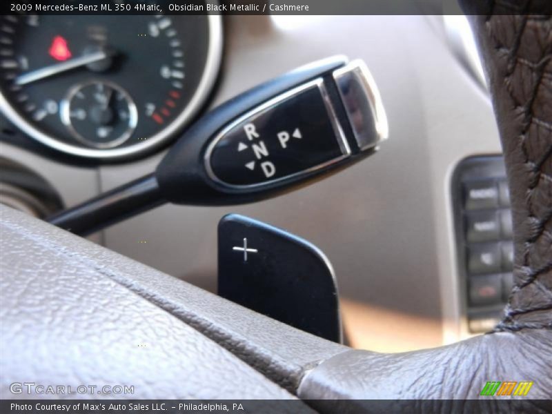 Obsidian Black Metallic / Cashmere 2009 Mercedes-Benz ML 350 4Matic