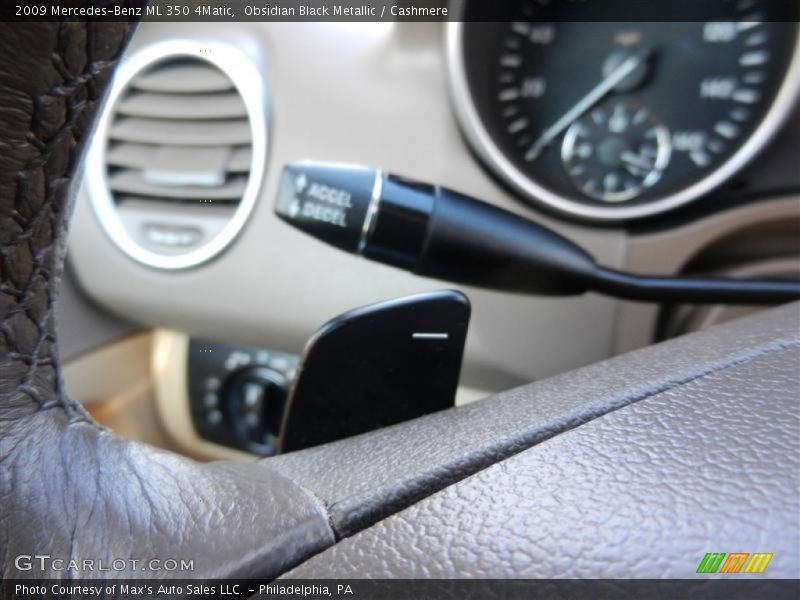 Obsidian Black Metallic / Cashmere 2009 Mercedes-Benz ML 350 4Matic