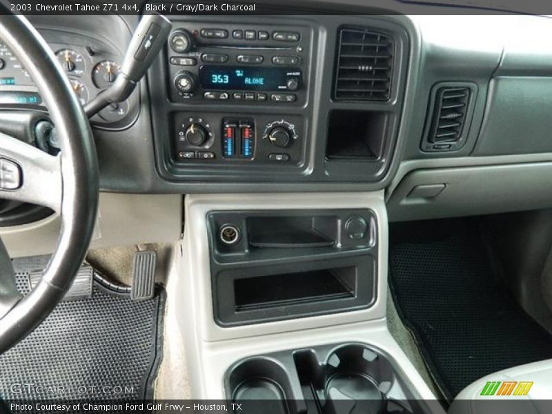 Black / Gray/Dark Charcoal 2003 Chevrolet Tahoe Z71 4x4