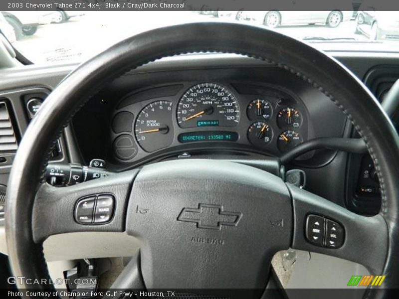 Black / Gray/Dark Charcoal 2003 Chevrolet Tahoe Z71 4x4