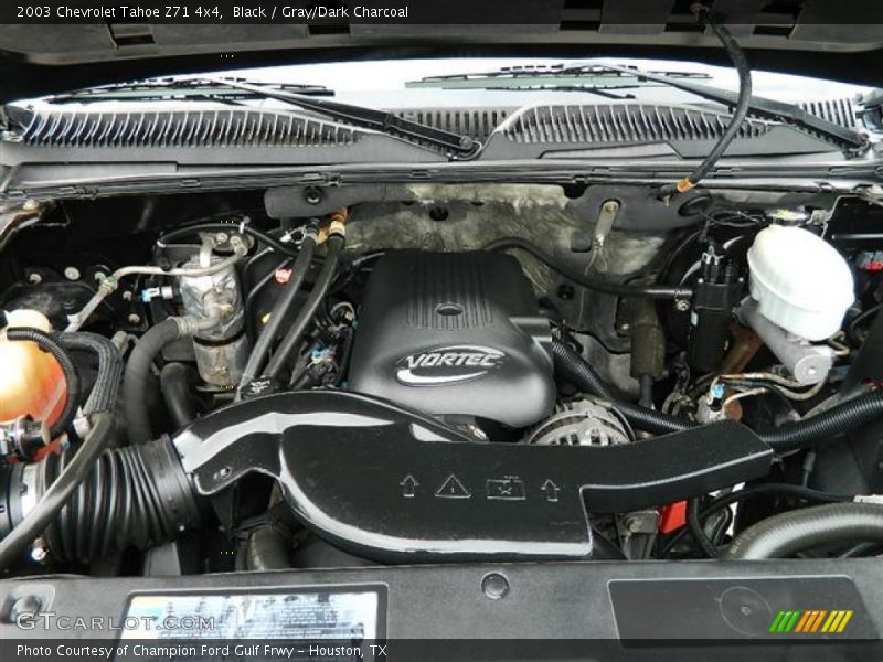 Black / Gray/Dark Charcoal 2003 Chevrolet Tahoe Z71 4x4