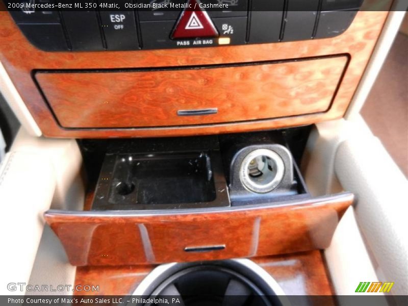 Obsidian Black Metallic / Cashmere 2009 Mercedes-Benz ML 350 4Matic