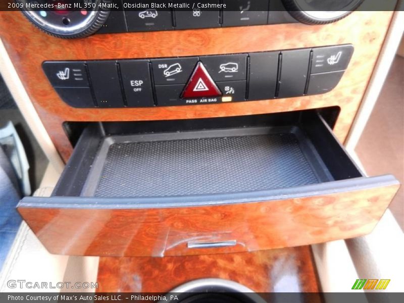 Obsidian Black Metallic / Cashmere 2009 Mercedes-Benz ML 350 4Matic
