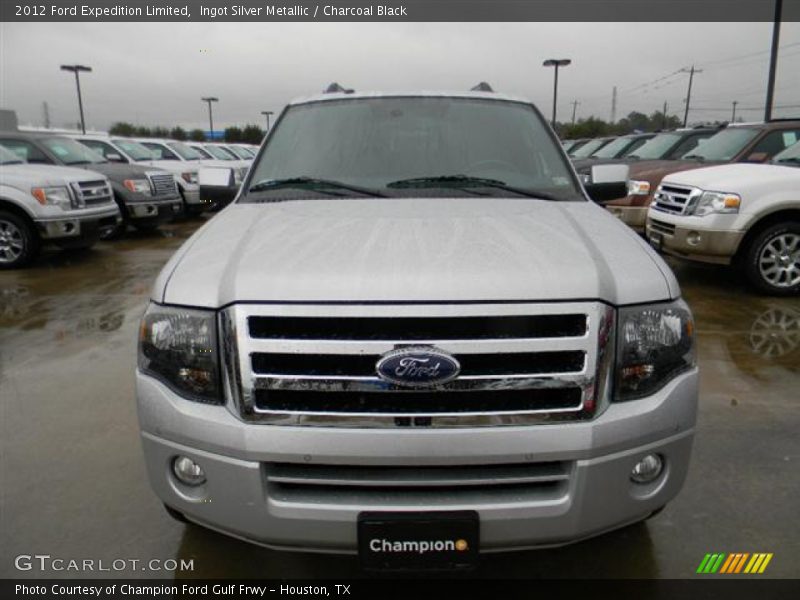 Ingot Silver Metallic / Charcoal Black 2012 Ford Expedition Limited
