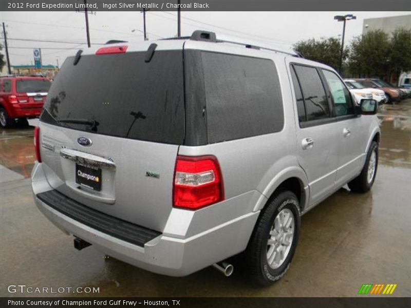 Ingot Silver Metallic / Charcoal Black 2012 Ford Expedition Limited